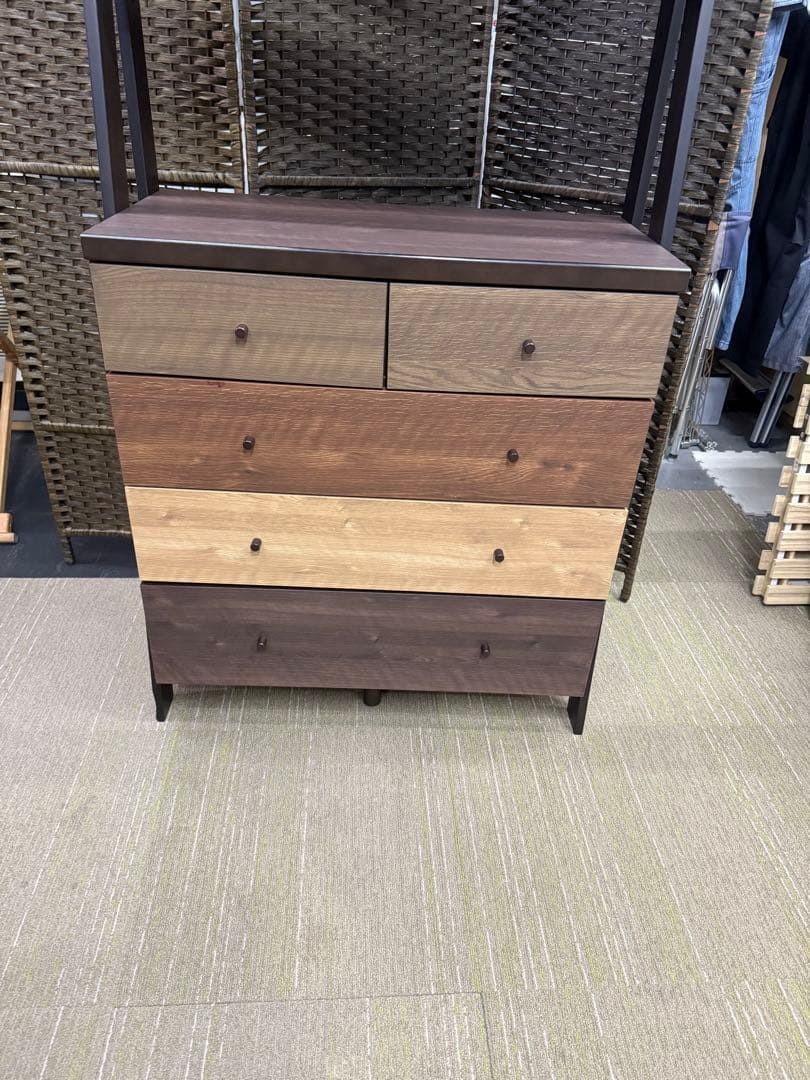 【洗浄消毒作業済】ニトリ　チェストラック　(ランダム2 80 DBR)