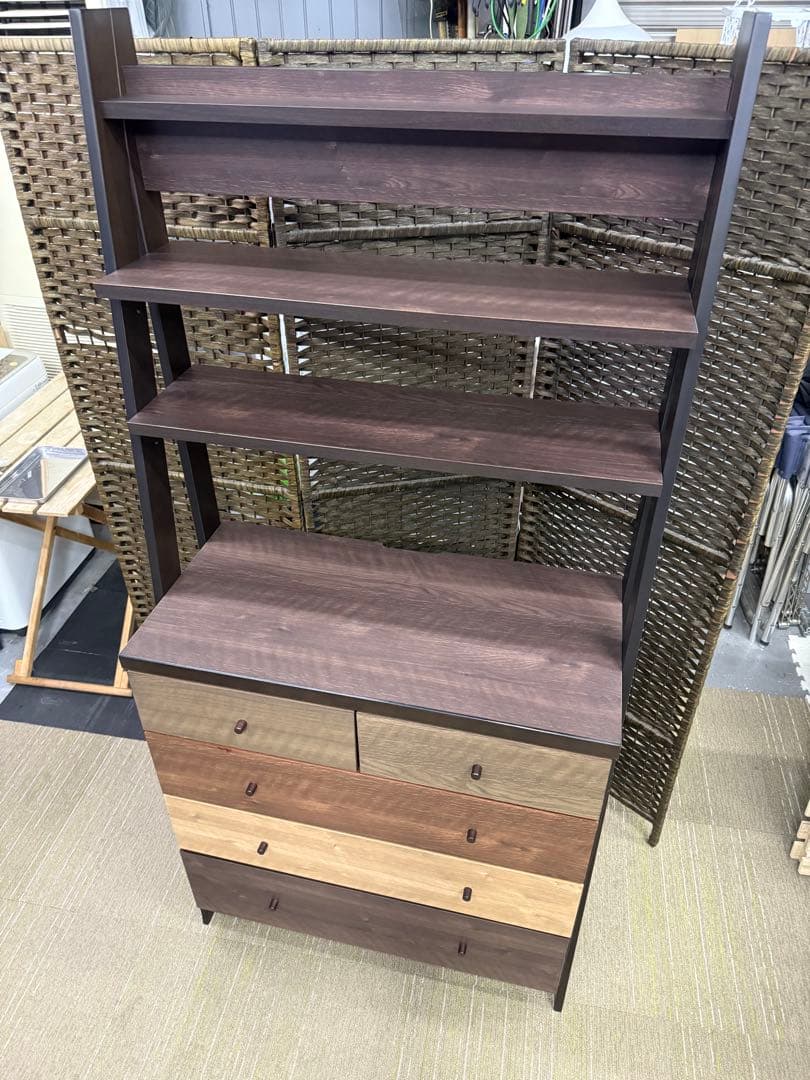 【洗浄消毒作業済】ニトリ　チェストラック　(ランダム2 80 DBR)