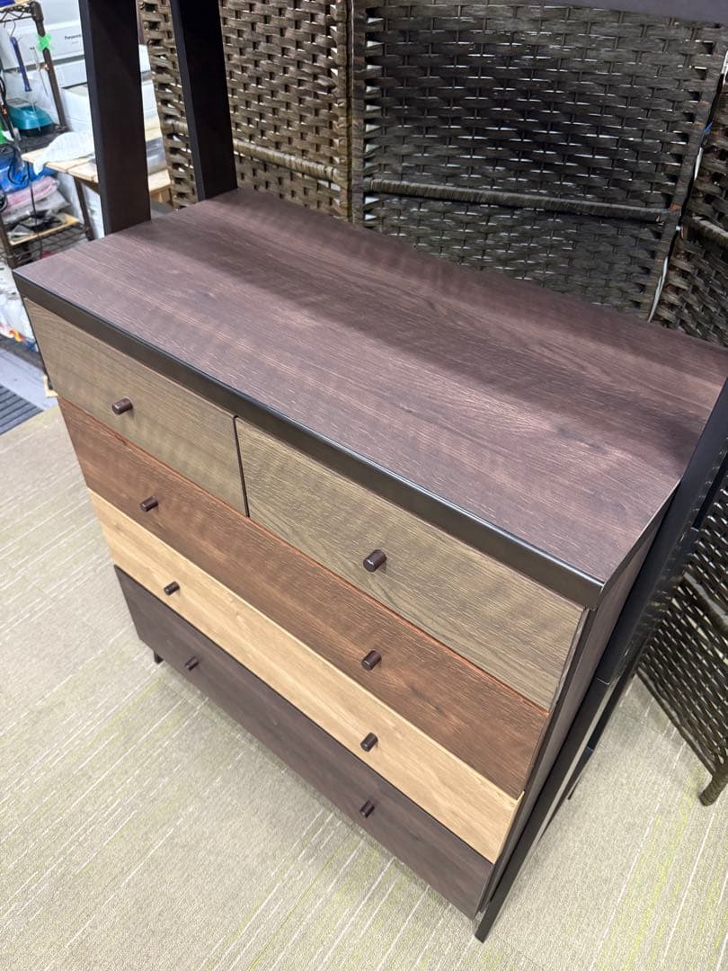 【洗浄消毒作業済】ニトリ　チェストラック　(ランダム2 80 DBR)