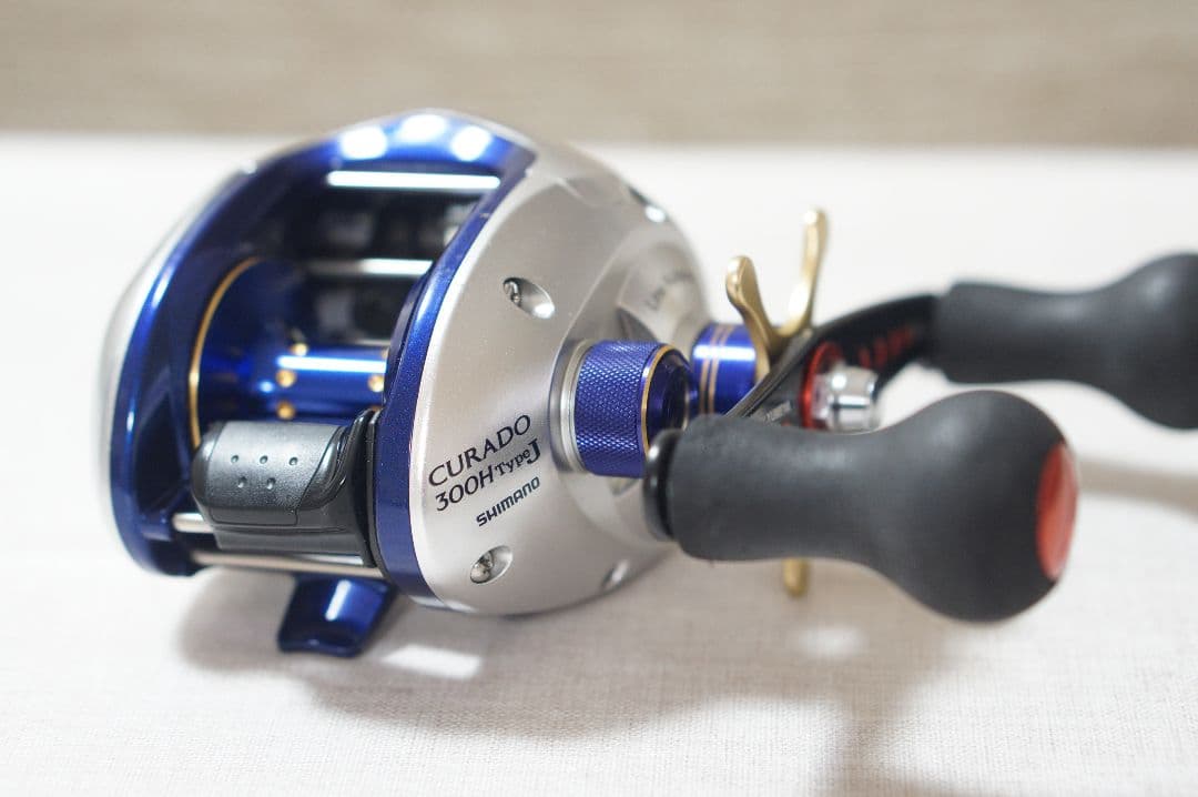 【機関良好OH済み】​シマノ クラド 300H Type-J夢屋ハンドルカスタム