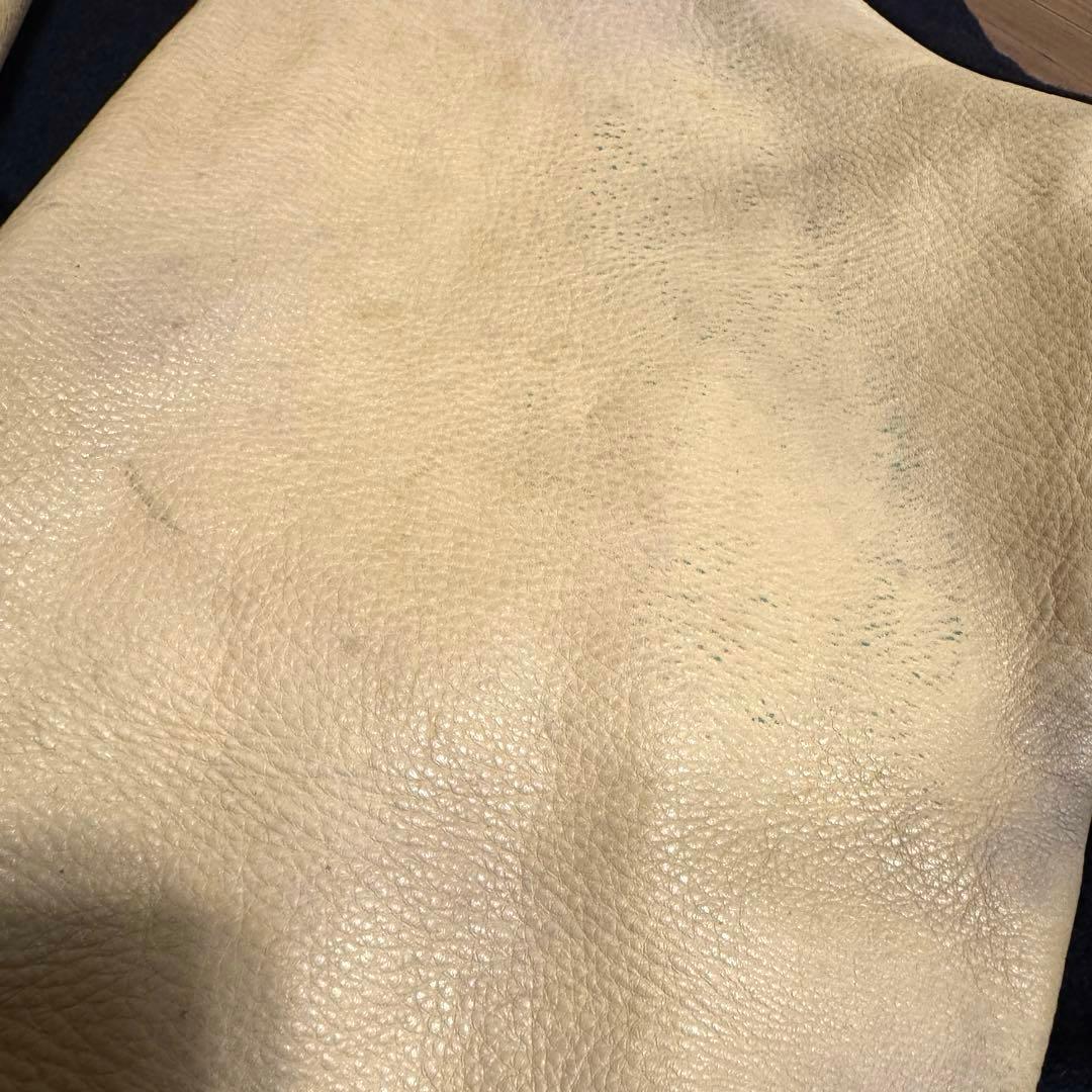 80s 当時物 VAN 袖革 スタジャン ブラック　レザー