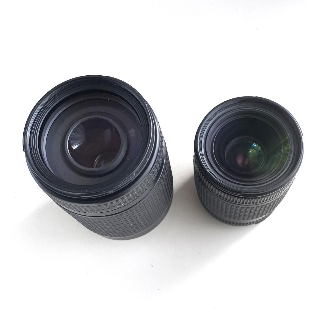 動作確認済 ニコン Nikon F60 一眼レフフィルムカメラWレンズセット