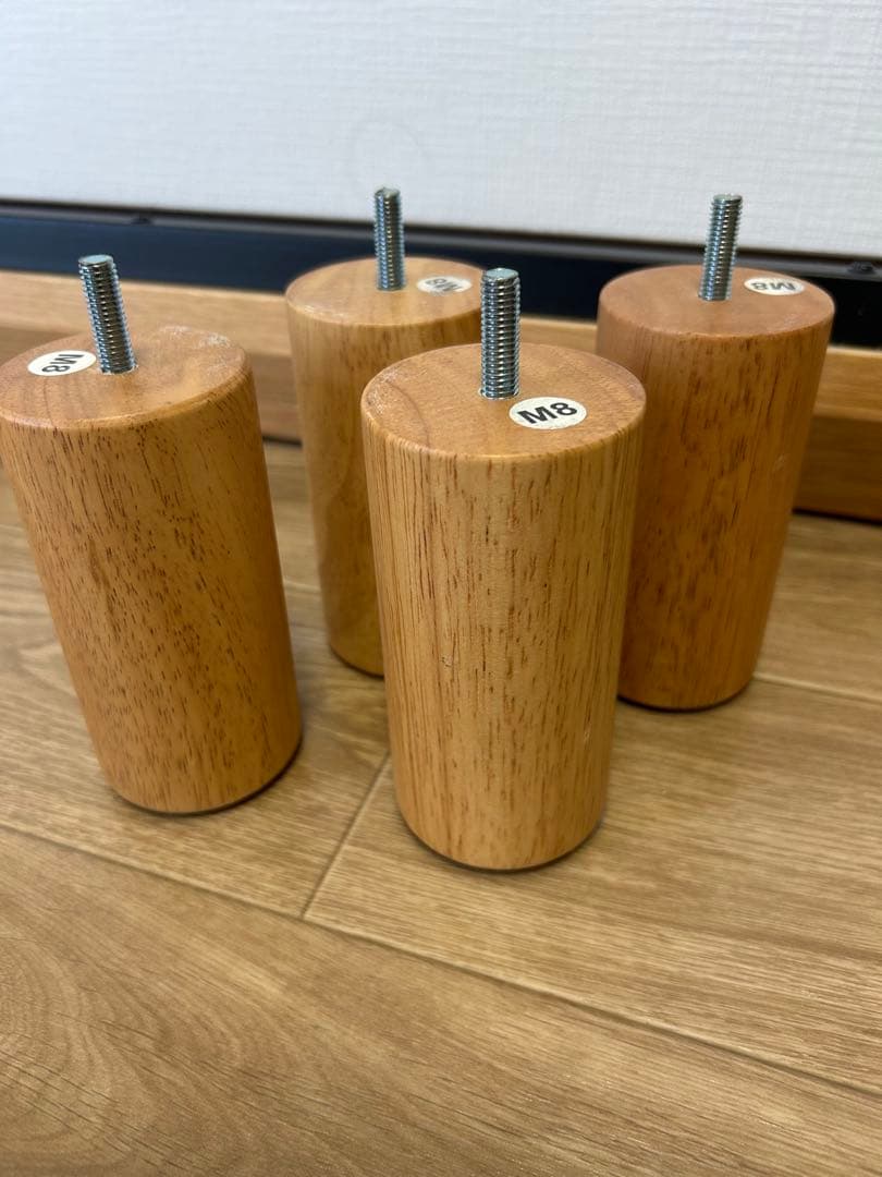 無印良品 ベッドフレーム　セミダブル　オーク　脚付き