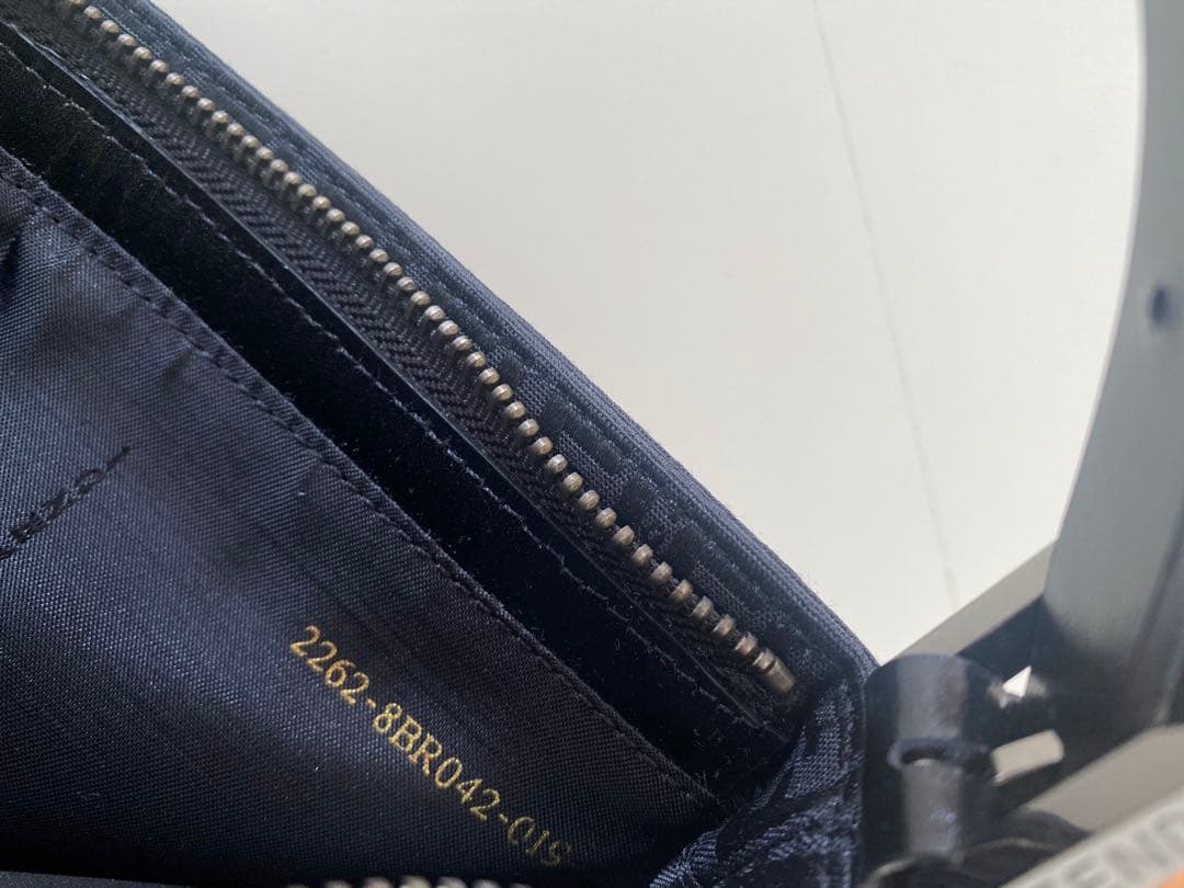 FENDI ズッキーノ　ズッカ柄　アクセサリーポーチ　ブラック