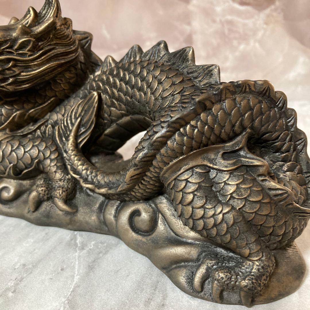 木像　金吾龍神社公認　荒波々幾龍神