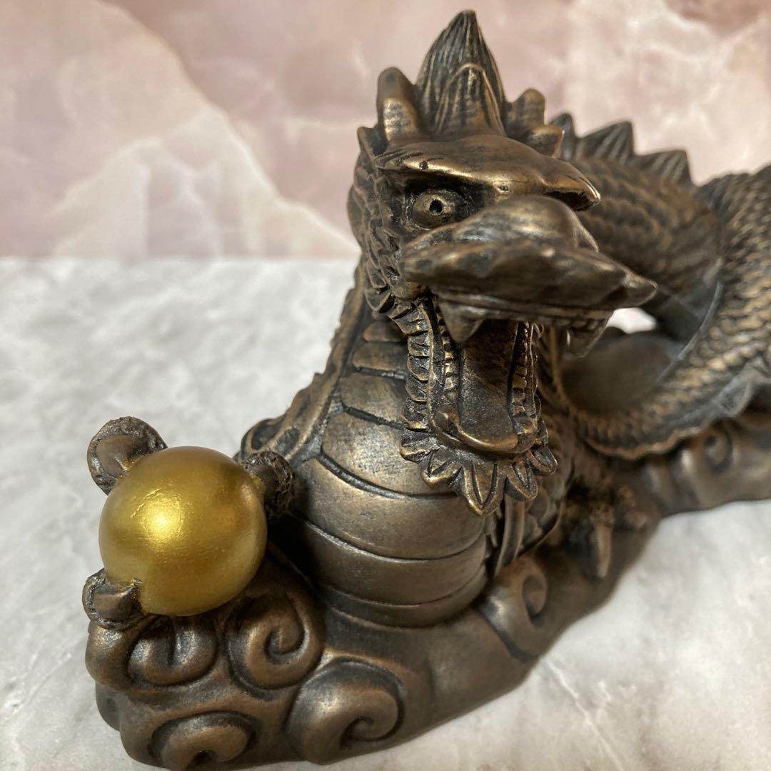 木像　金吾龍神社公認　荒波々幾龍神