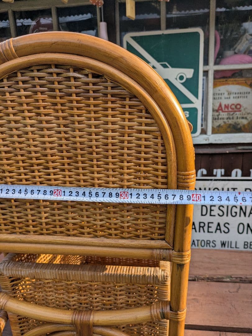 希少　飴色ラタン収納 ランドリーラック バスケット タンス　収納バスケット　カゴ