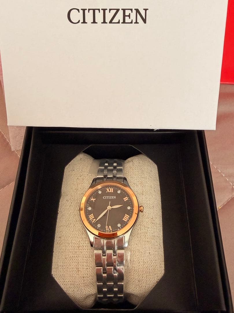 新品　 シチズン 腕時計　EM1016-62W レディースウォッチ　エコドライブ
