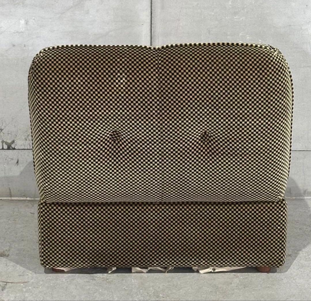 ✦70’s✦昭和レトロ 千鳥格子 1人掛ソファ｜昭和レトロ ミッドセンチュリー②