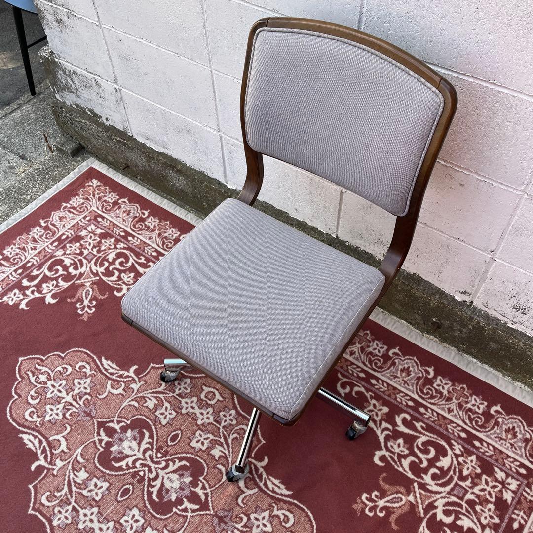 karimoku カリモク家具◾️キャスター付きデスクチェア 椅子 イス 木製家具