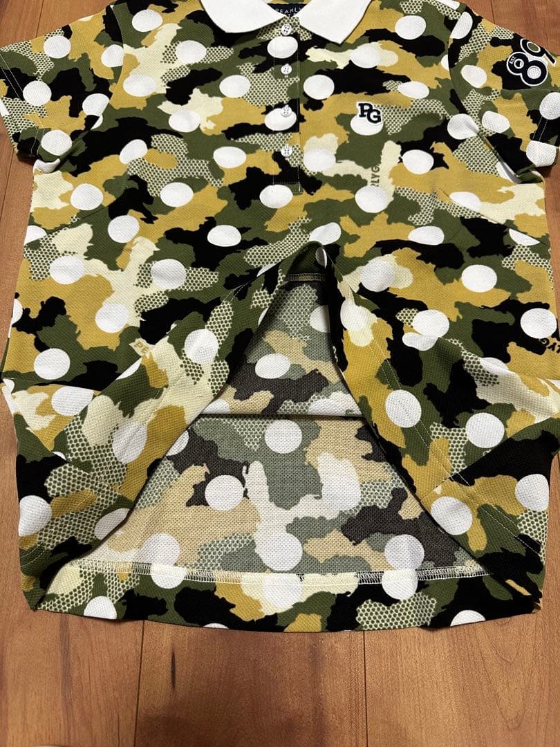 パーリーゲイツ　サイズ0 セットアップ　半袖ポロシャツ　　ストレッチスカート　夏