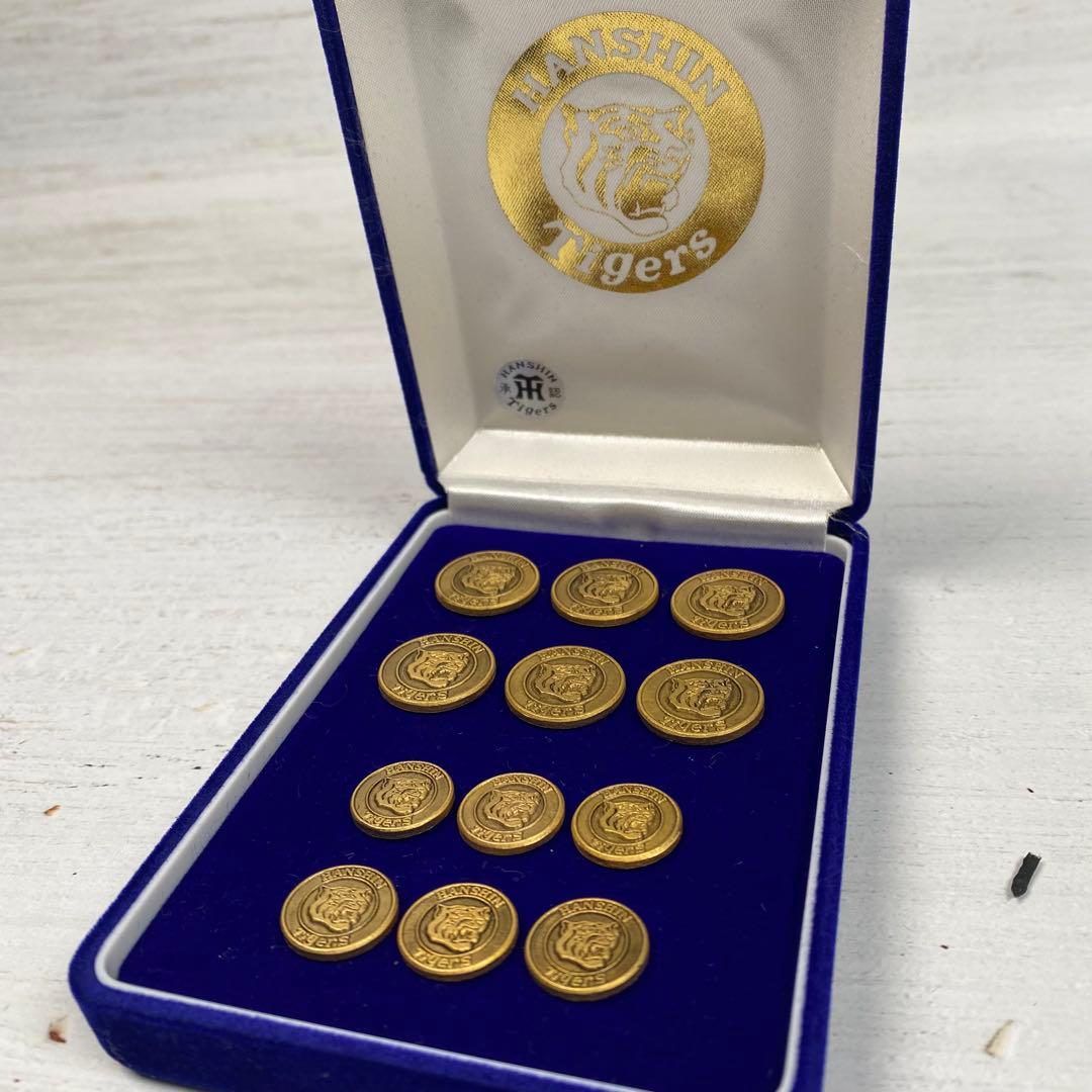 明大OBルート入手 阪神タイガース 2003年星野監督時代 金属ボタン12個