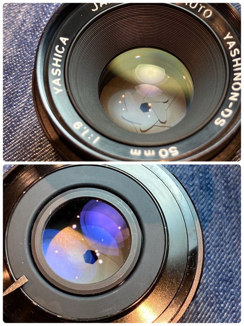 ヤシカyashinon ds f1.9+pentax sp 完動品＊美品