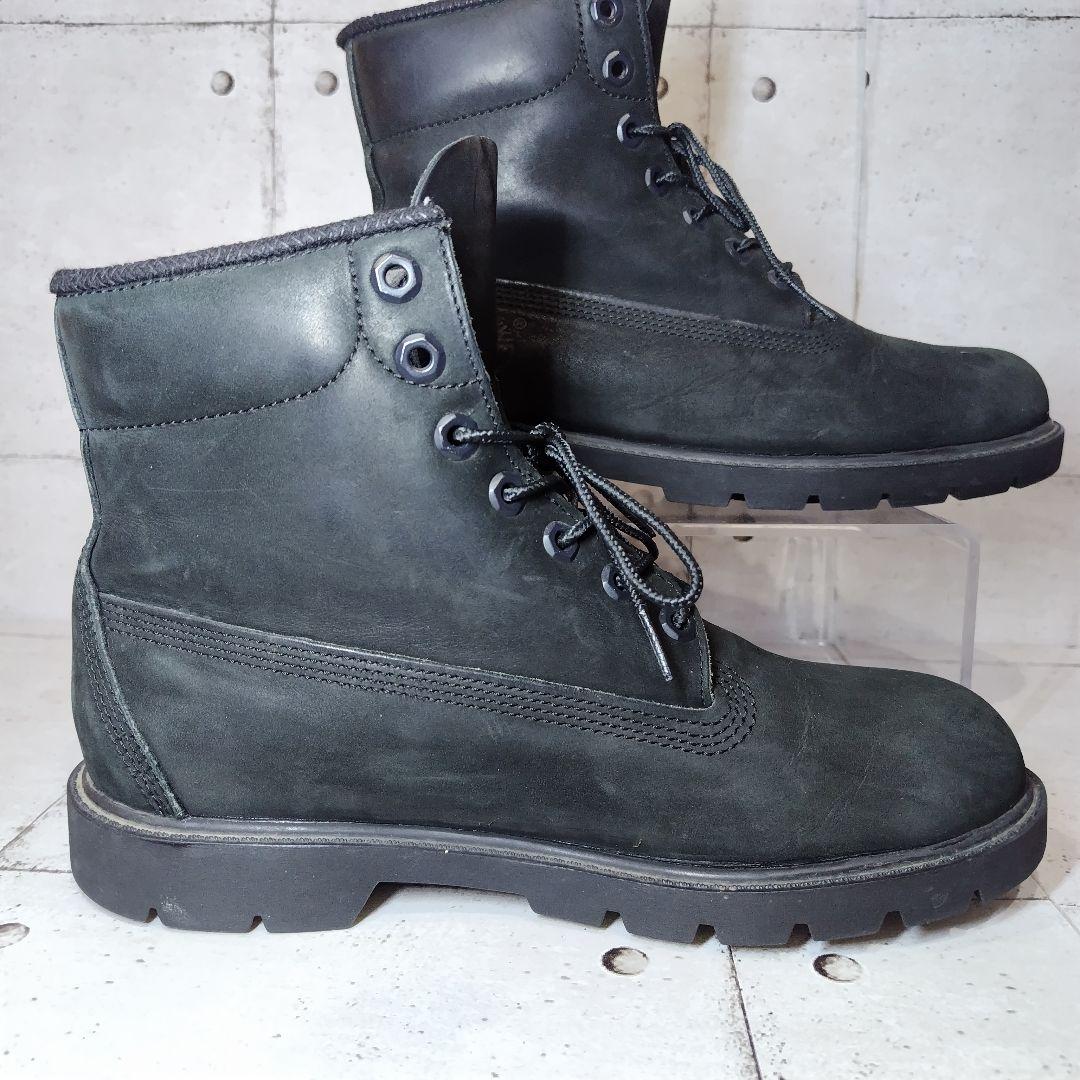 ティンバーランド 10042 6インチブーツ 黒 ブラック ヌバック 8W