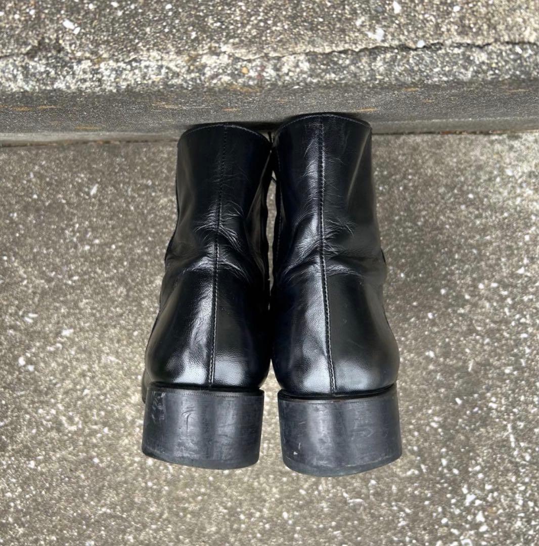 FLORSHEIM DUKE BOOTS ヒールブーツ　革靴　サイドジップ