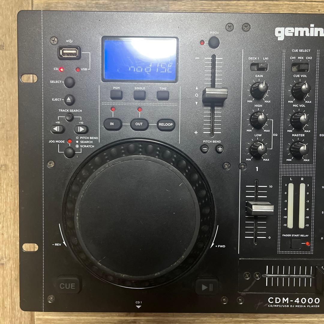 DJ機材 gemini CDM-4000 CD/MP3/USB MEDIA PLAYER