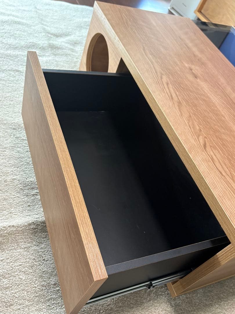 JAM JAM様用　ロウヤ 猫と暮らそう　ローテーブル ガラス天板