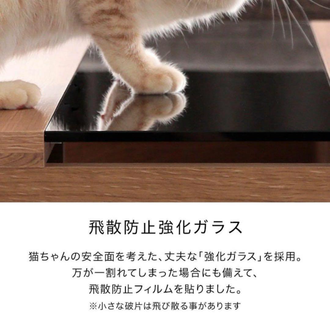JAM JAM様用　ロウヤ 猫と暮らそう　ローテーブル ガラス天板