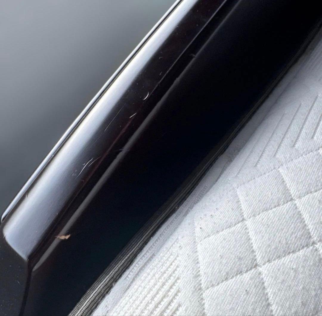 無垢材ベッドフレーム Kingsdown マットレス セット　セミダブル　レトロ