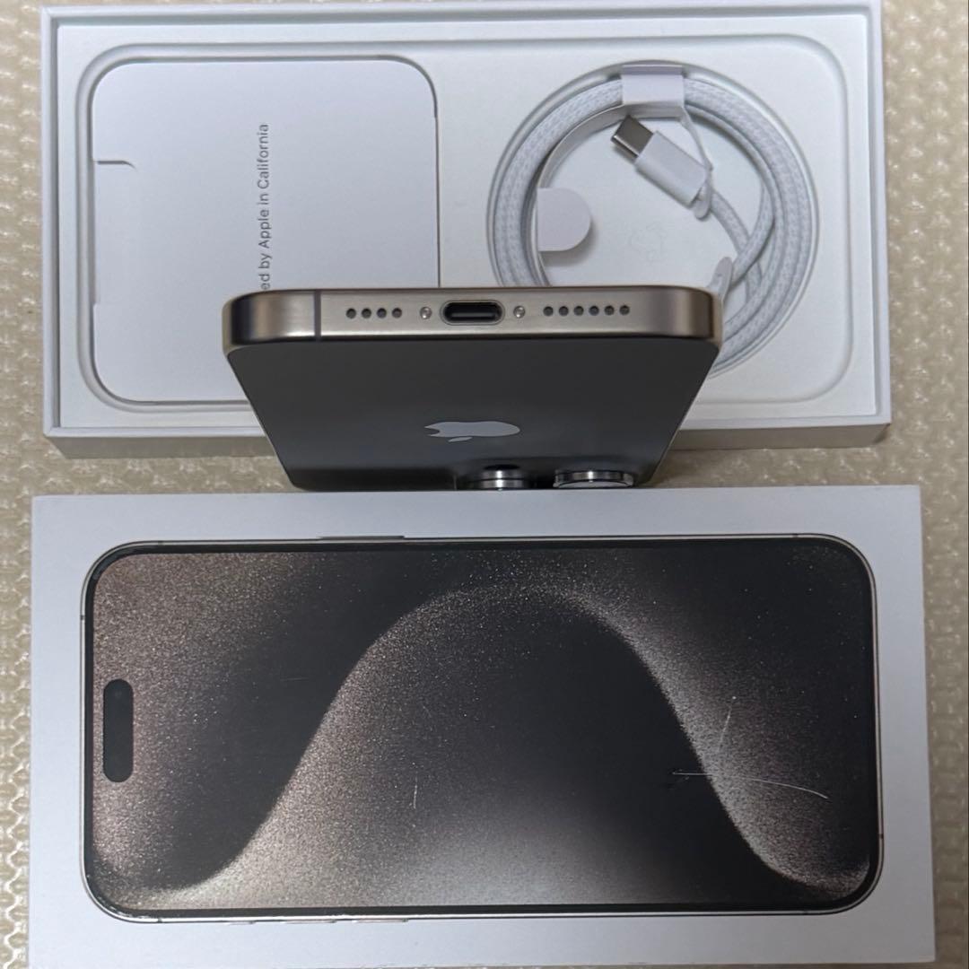 バッテリー100% iPhone15ProMax 256GB SIMフリー 本体