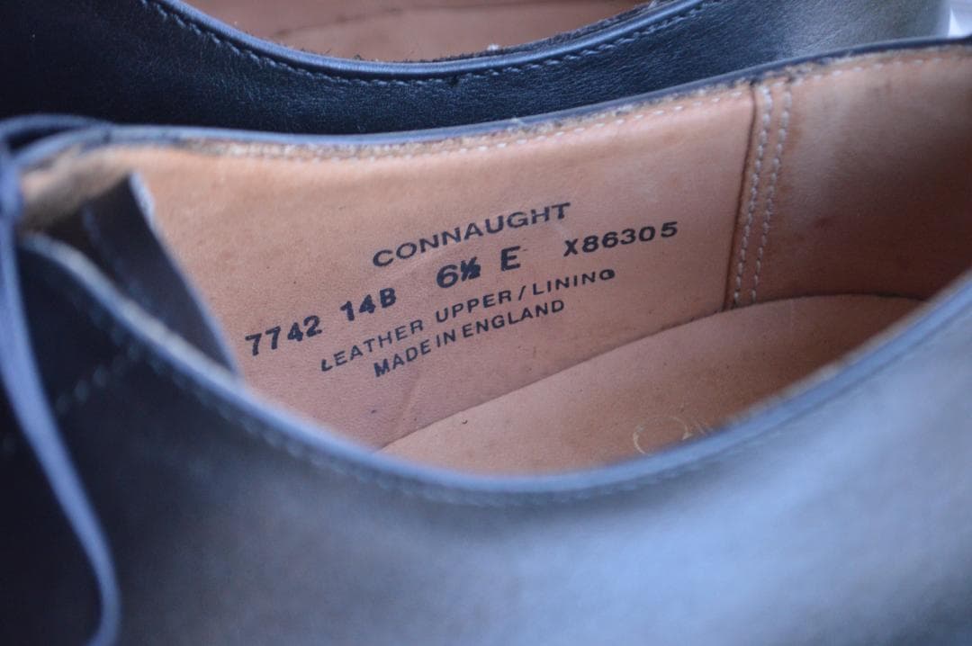 美品　CROCKETT＆JONES　CONNAUGHT　6.5E　ブラック