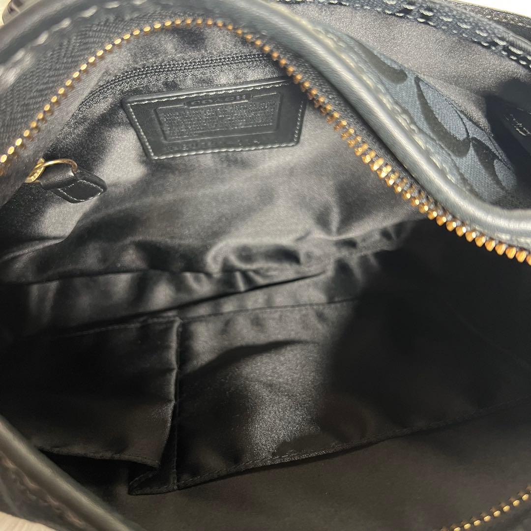 COACH コーチ ソーホー ワンショルダー キャンバス レザー シグネチャー