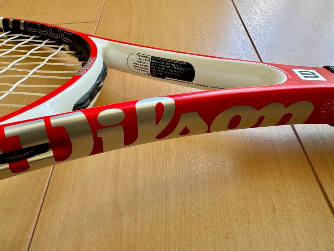 極めて美品Wilson ncode n6.1 105 グリップ3