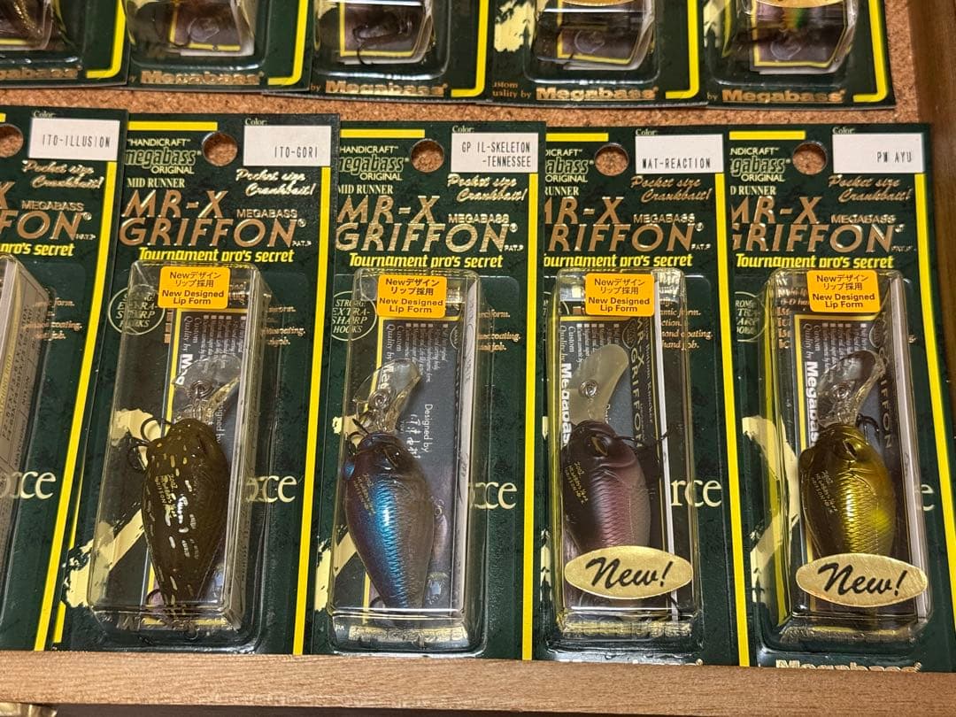 メガバス　MR-Xグリフォン　新品35個　2002年頃のカタログ全カラー
