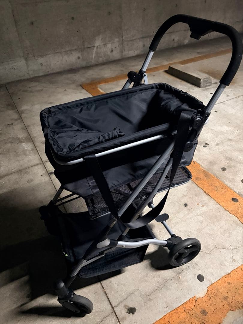 【美品】ecoca 折りたたみ式ショッピングカート エコカ【保冷機能付き】