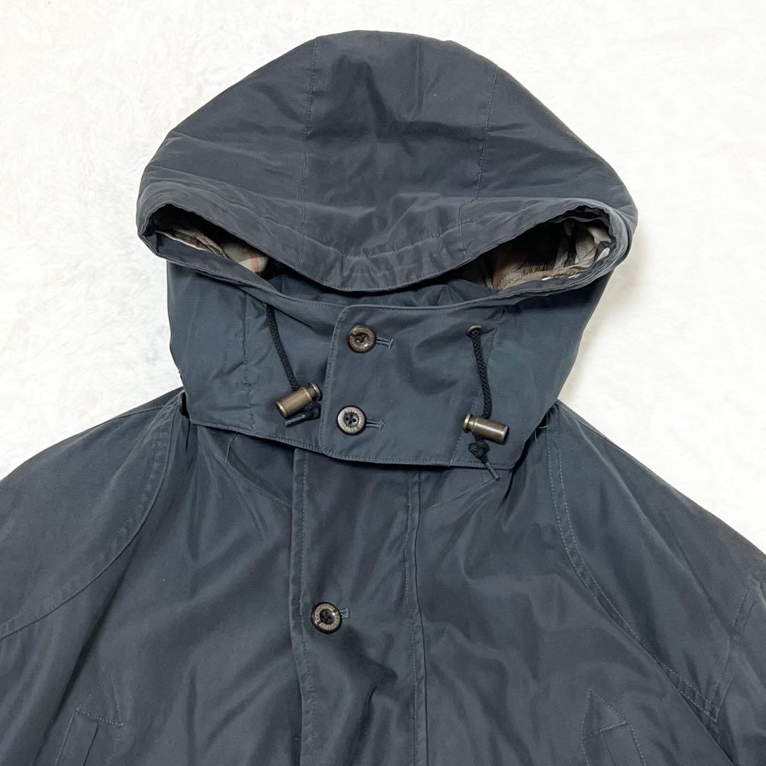 BURBERRY✨️4way　ノバチェック　中綿ライナー　フード　モッズコート　Ｌ