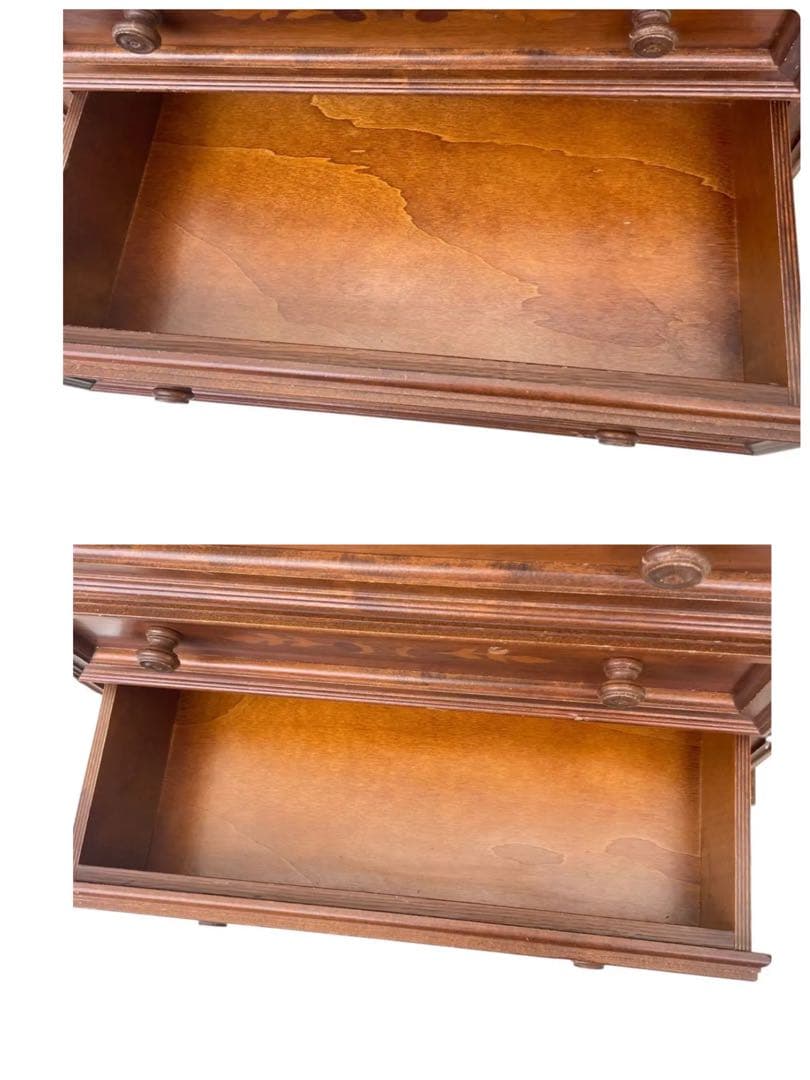 ◯イタリア ライティング ビューロー 机 木製 アンティーク デスク