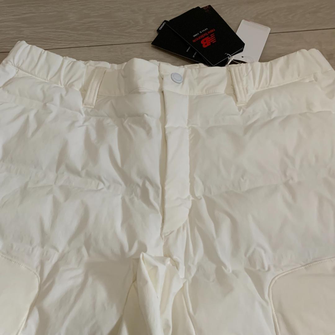 新品未使用 サイズ６ XL ニューバランス メンズ 防寒パンツ ホワイト系