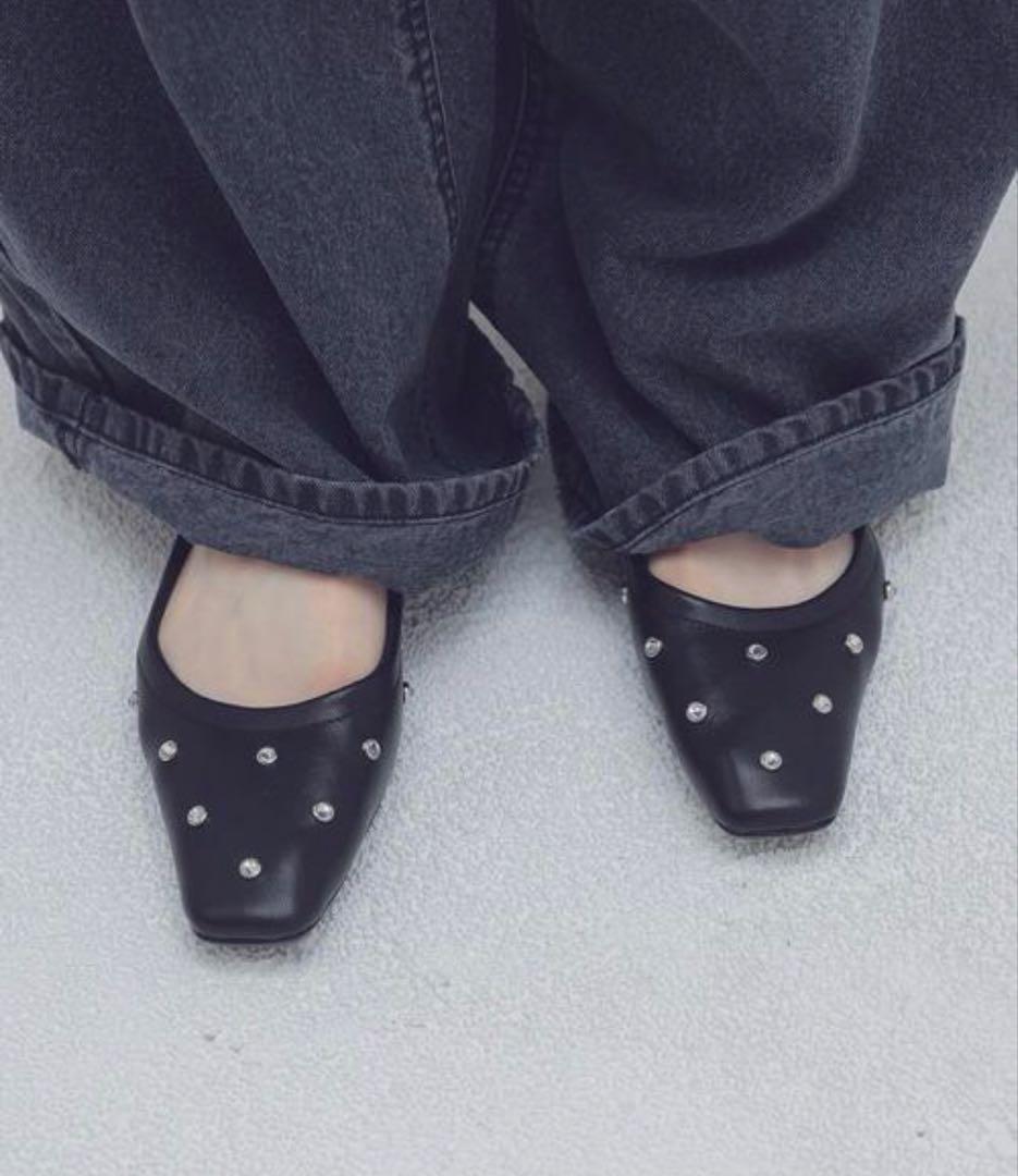 ツルバイマリコオイカワフラットシューズ 37ミレニア着用数回美品❤︎