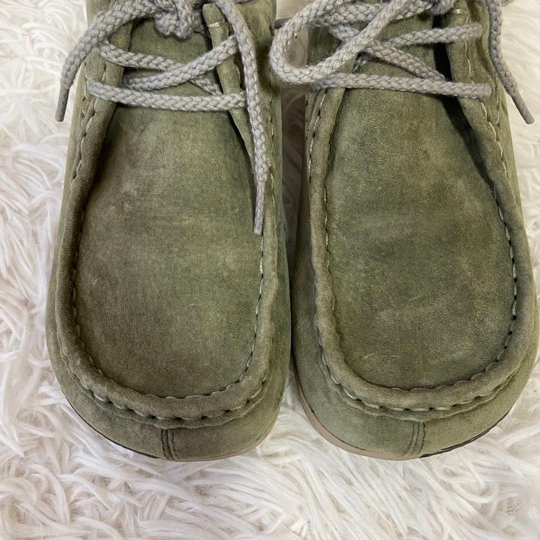 美品✨MERRELL メレル Mootopia lowモカシン 緑 23.5