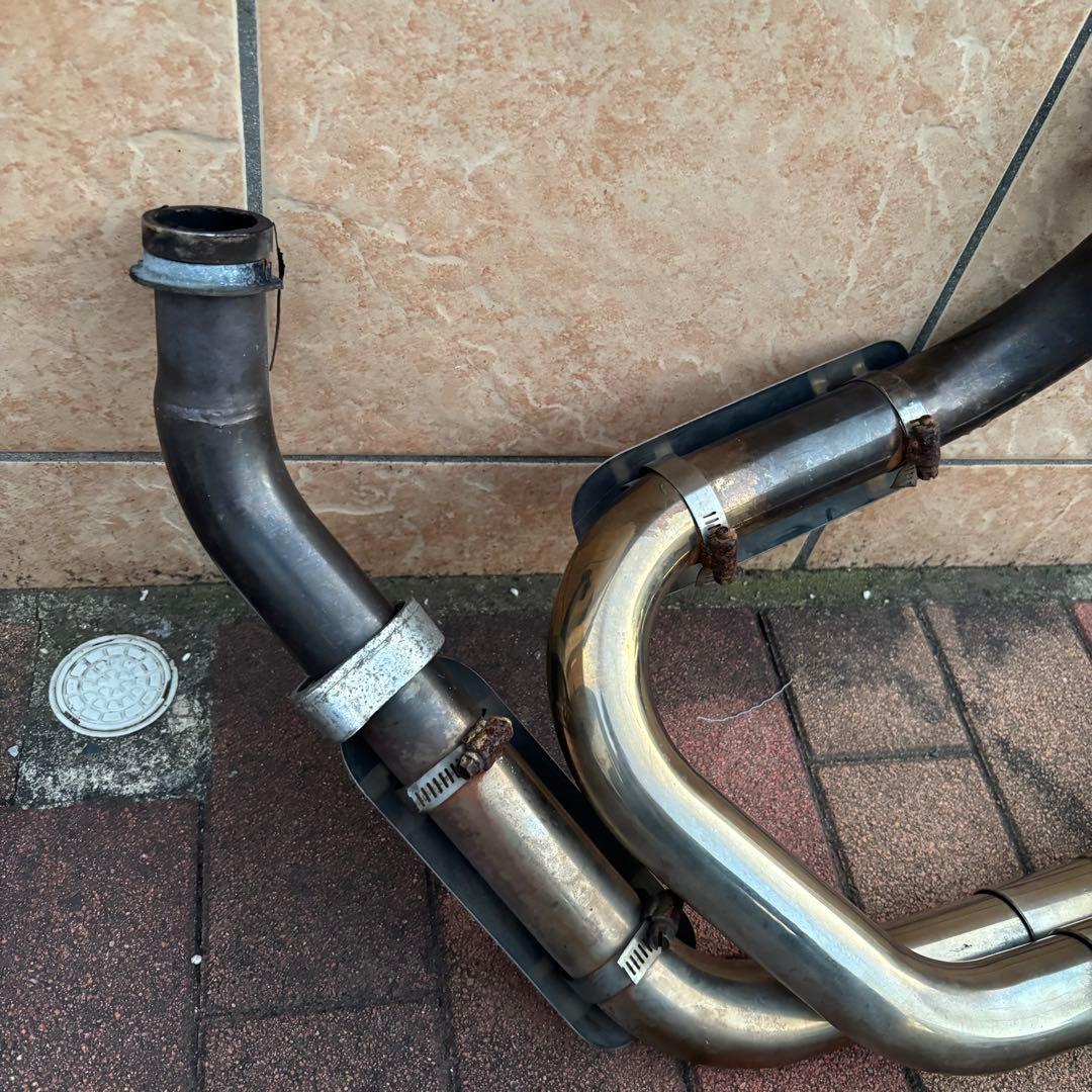 スティード　400 600 フルエキマフラー 車検対応　フランジ付き　送料込み