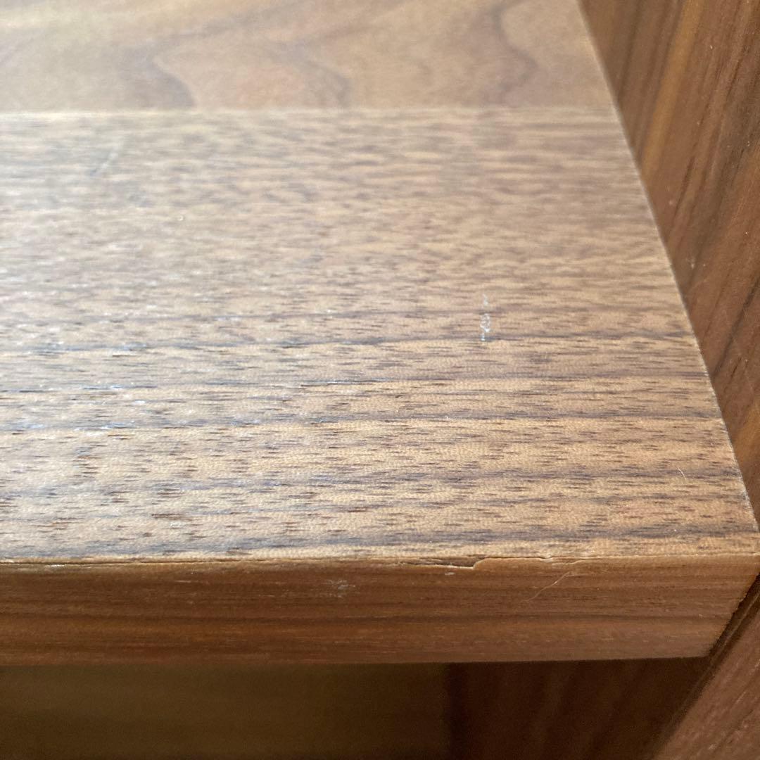 無印良品 スタッキングシェルフ 2段×1列 ウォールナット