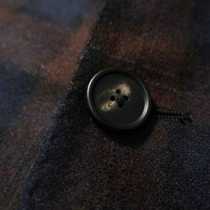 タリアトーレ ジャケット/ウール/ ネイビー×ブラウン48（5403)bjbea