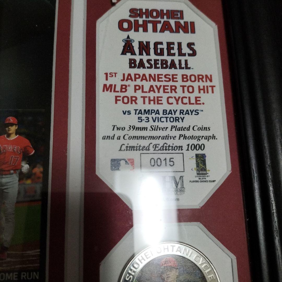 2019年大谷翔平MLB日本人初サイクルヒットフォトミント　1000枚の15番目
