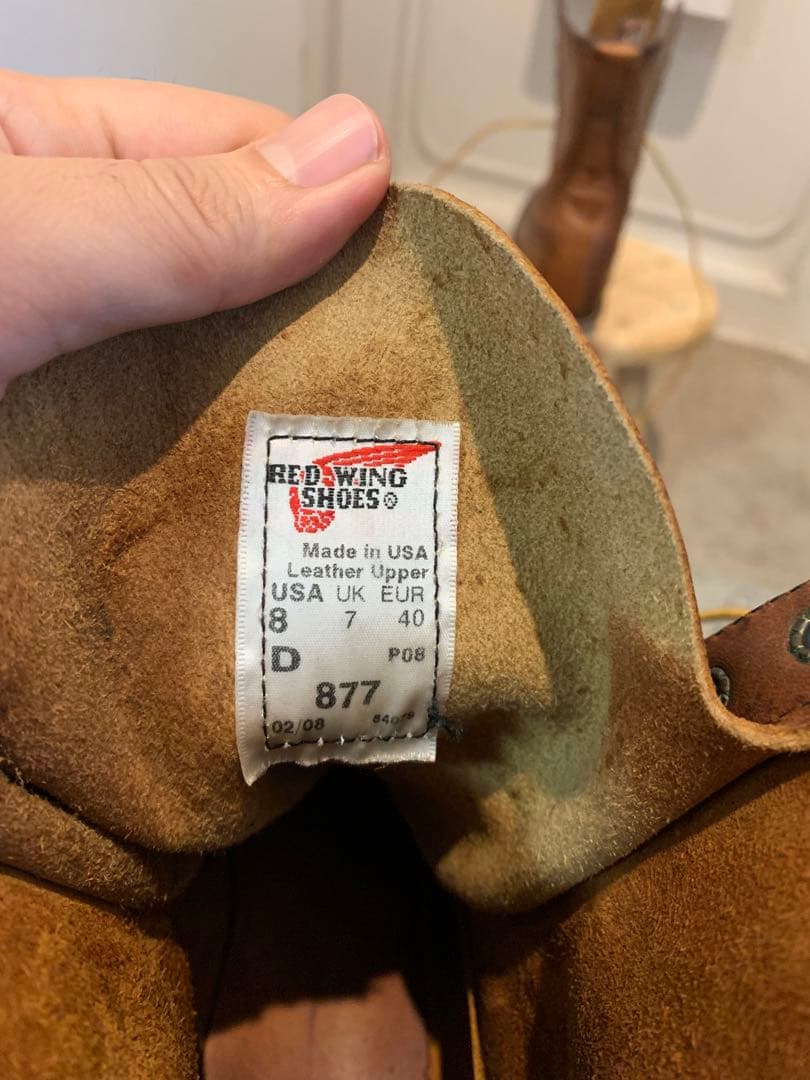 RED WING 877 サイズUS8D