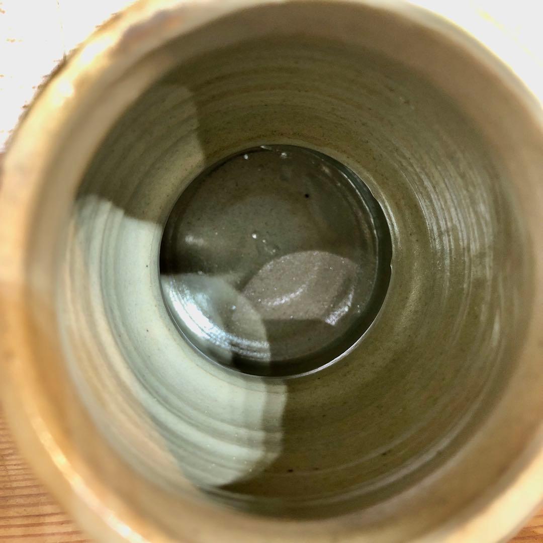 赤繪（絵）花入　蔵珍窯　花瓶　和　華道　レトロ　ヴィンテージ