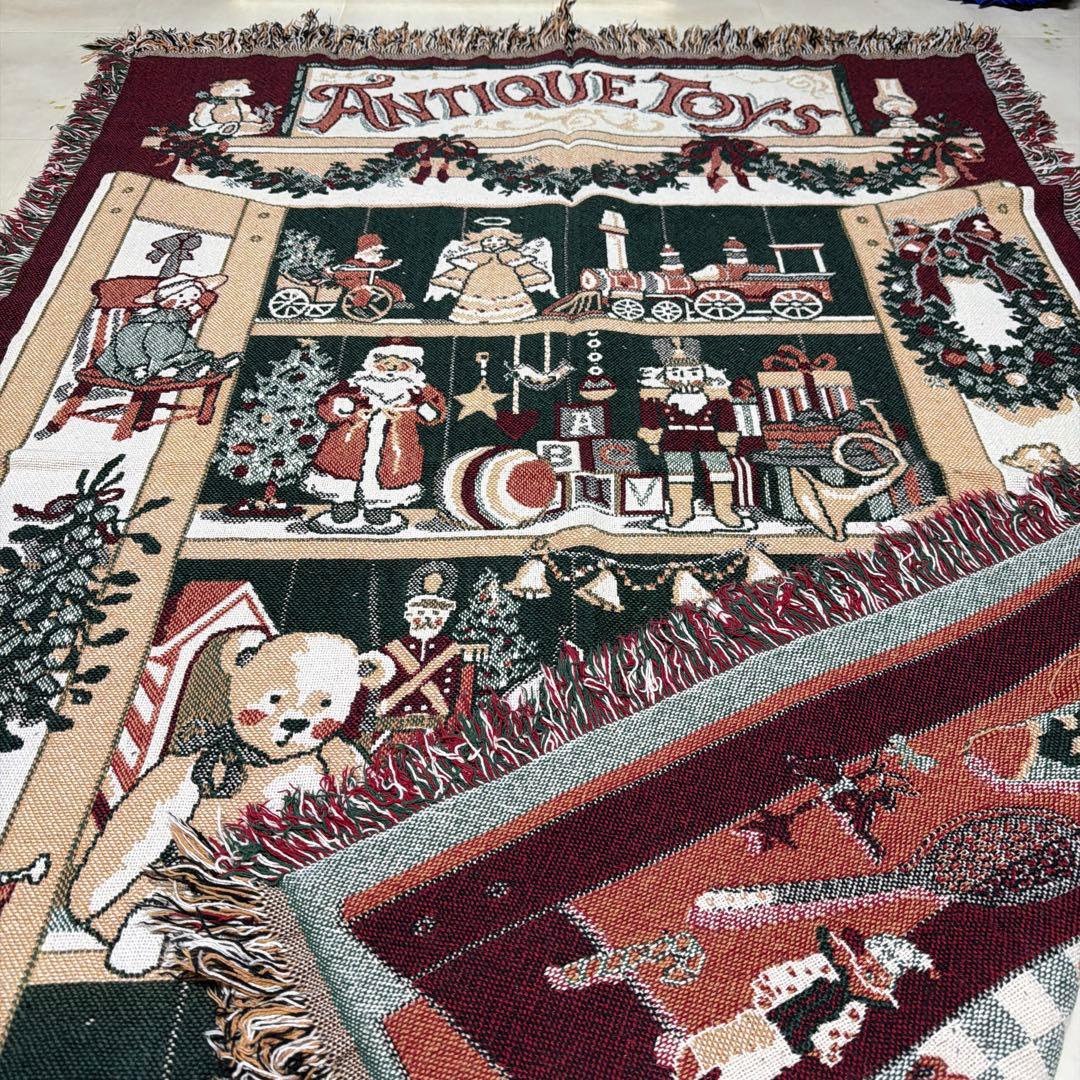 クリスマス　プレゼント　マルチカバー　ソファカバー　ラグ　175x122