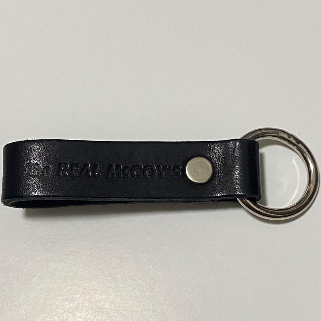 THEREALMcCOY'S レザー　キーホルダー　キーリング　ブラック