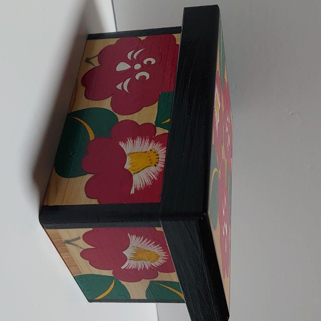 にゃーと日本のものづくり　花手箱　赤　大