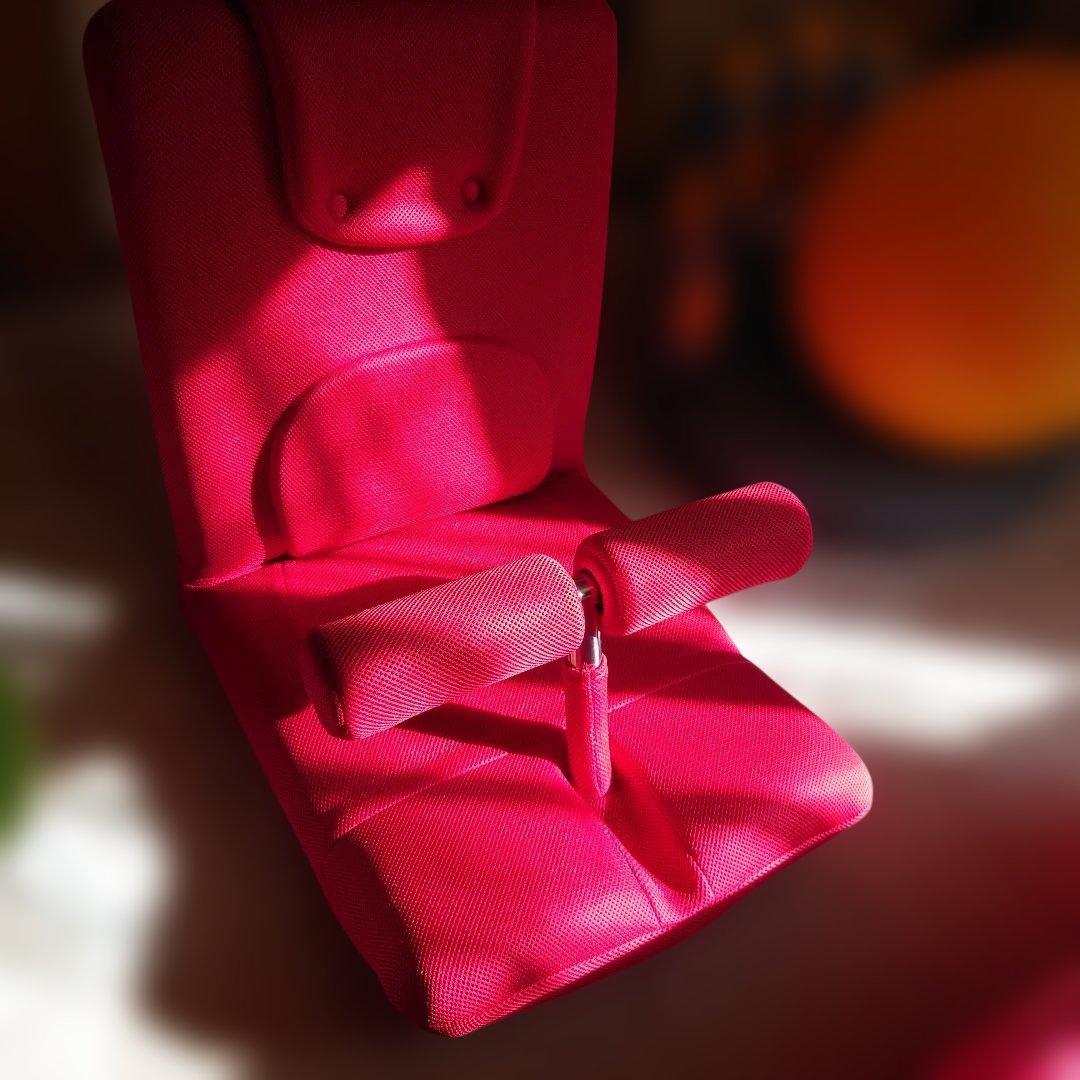 ミズノ トレーニング腹筋君 ！ 座椅子 レッド