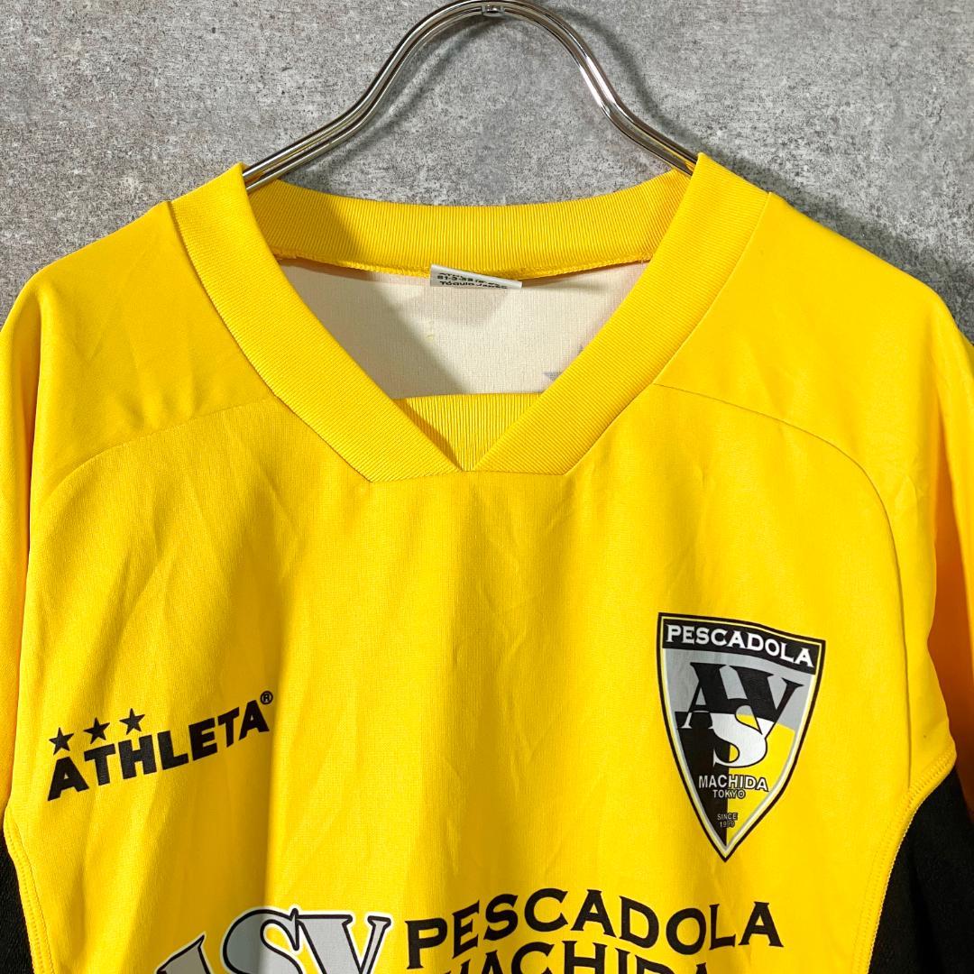 ATHLETA　ユニフォーム　ペスカドーラ町田　サッカー　ロゴプリント　Fリーグ