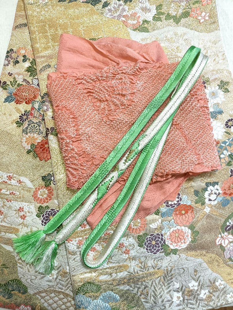 正絹訪問着　フルセット　4点　宮参り　七五三　入学式　卒業式