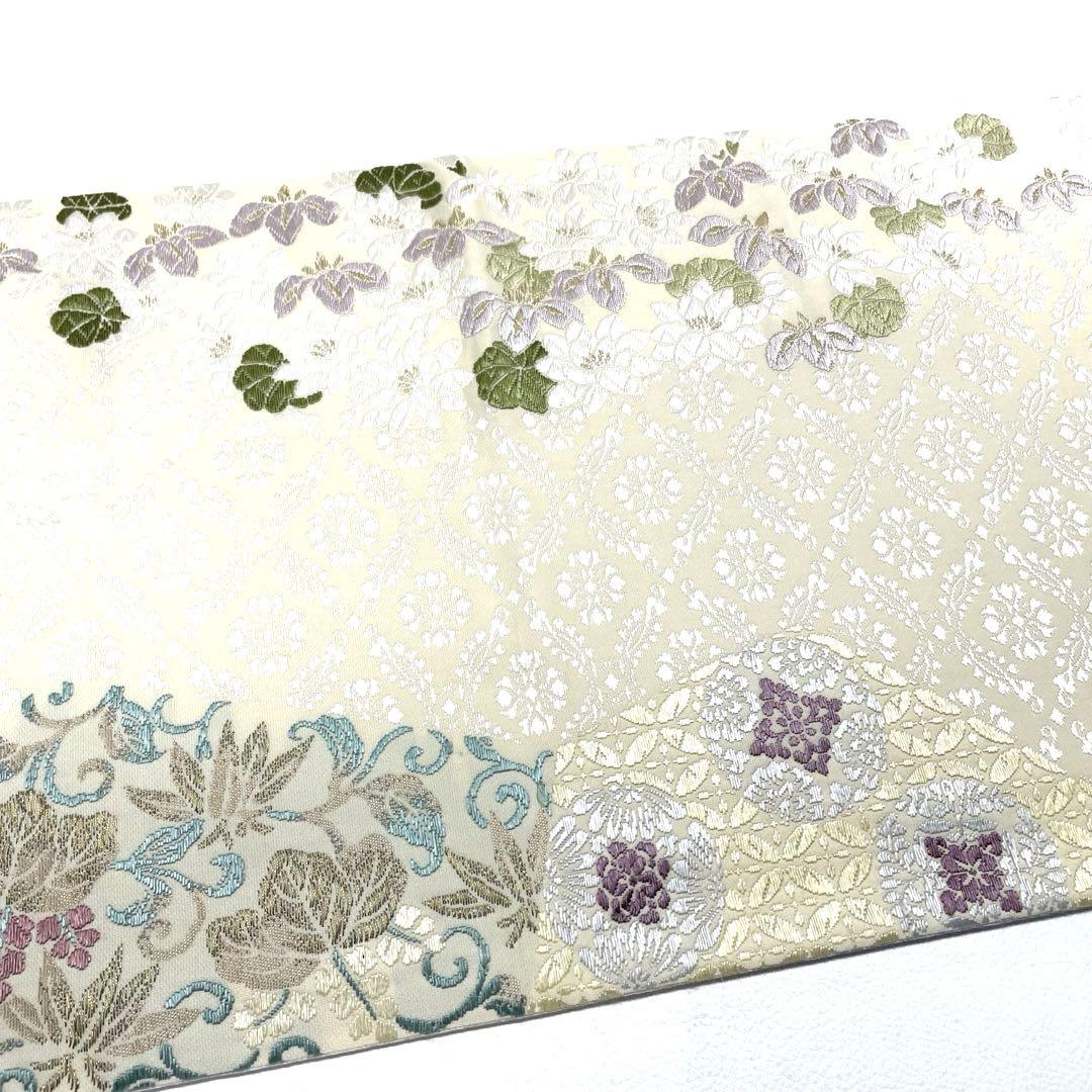 専用帯5083 ●さが美扱い 高級 正絹 全通全景 御印華唐織 両面全通 袋帯