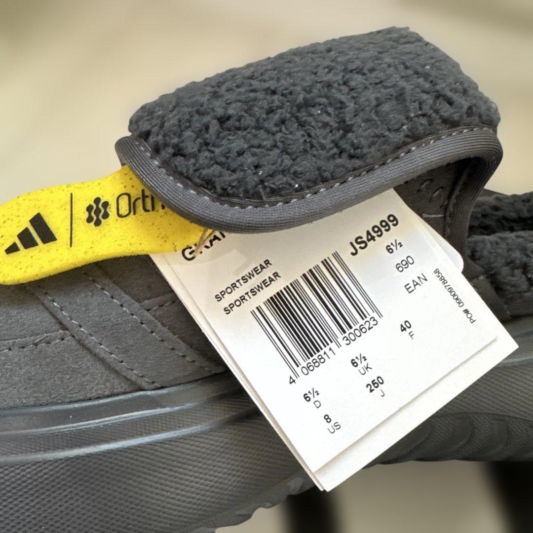 adidas グランドミュールコートミュール JS4999 グレー