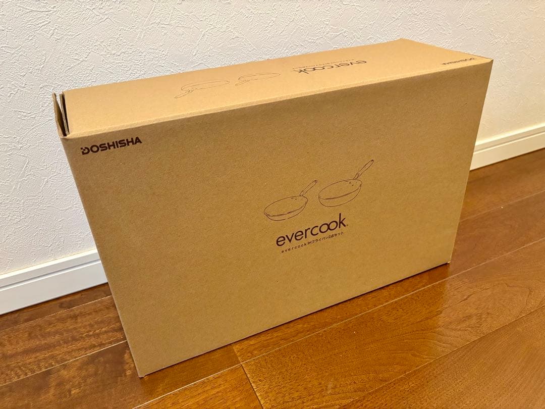 【新品未使用】エバークック フライパンセット2点 (ガス火・IH対応)