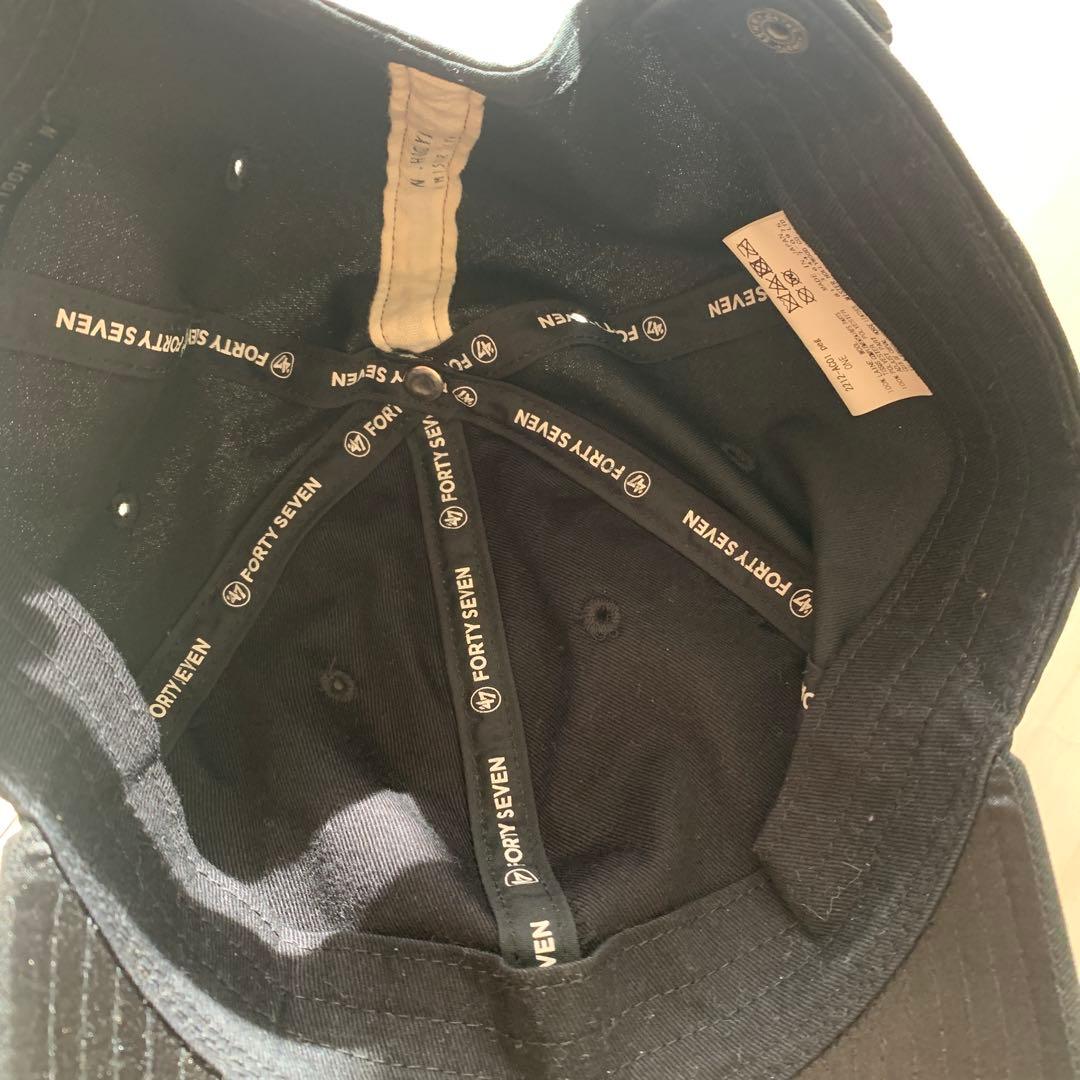 N.HOOLYWOOD×47 エヌハリウッド ベースボールキャップ ブラック